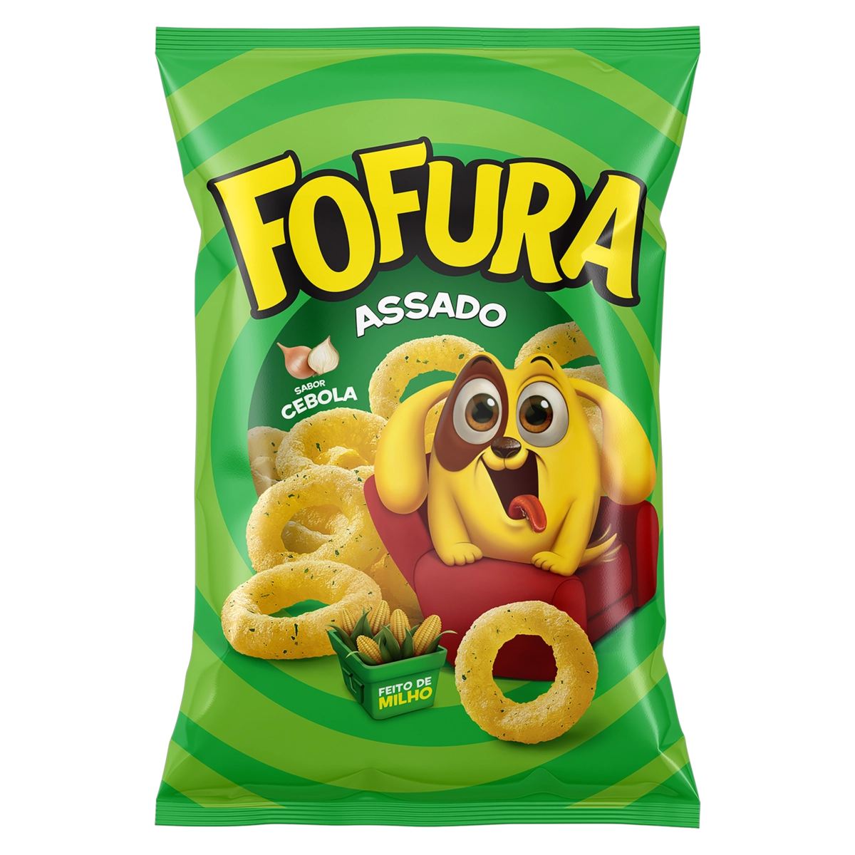Salgadinho De Milho Anel Cebola Fofura Pacote 50g