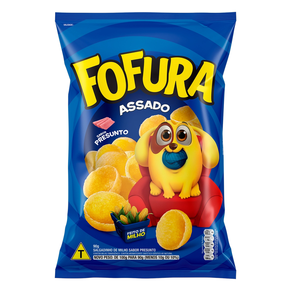 Salgadinho Fofura Presunto 100gr