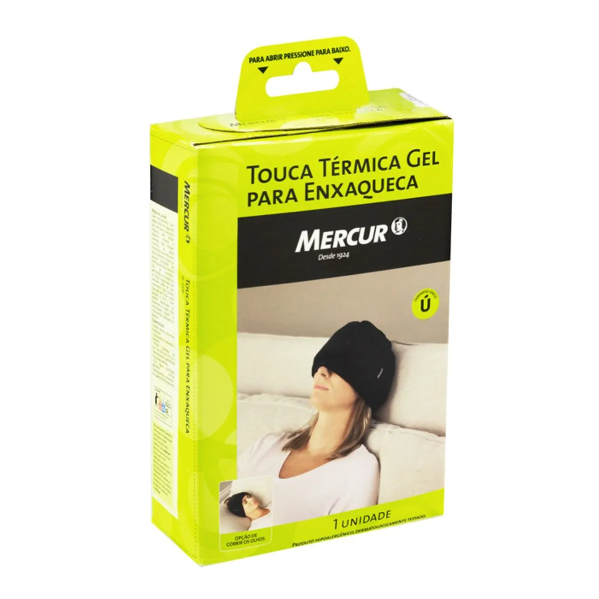Touca Térmica Gel Para Enxaqueca Mercur Tamanho único
