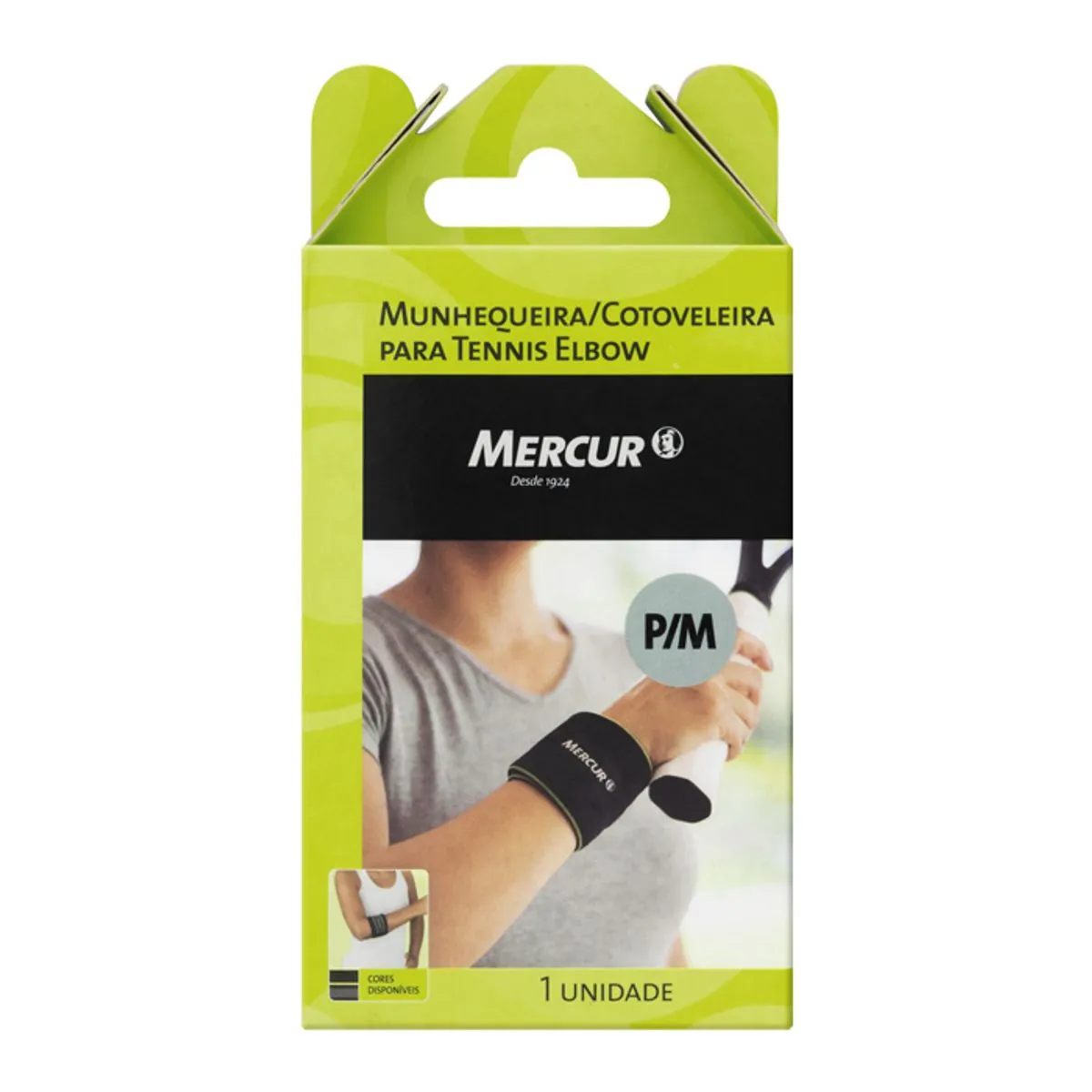 Munhequeira/cotoveleira Para Tennis Elbow Mercur P/m
