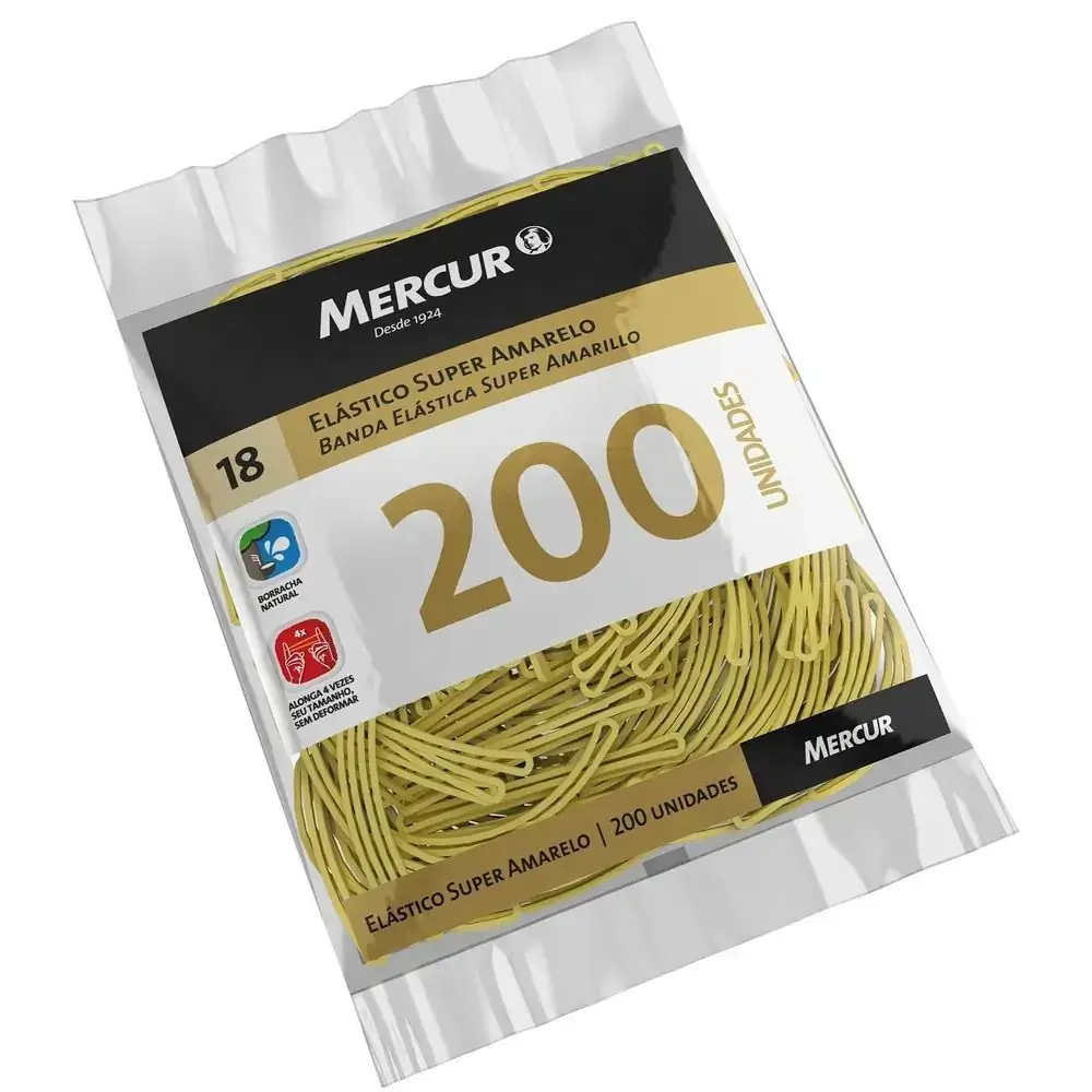 Elastico Mercur Super Amarelo N18