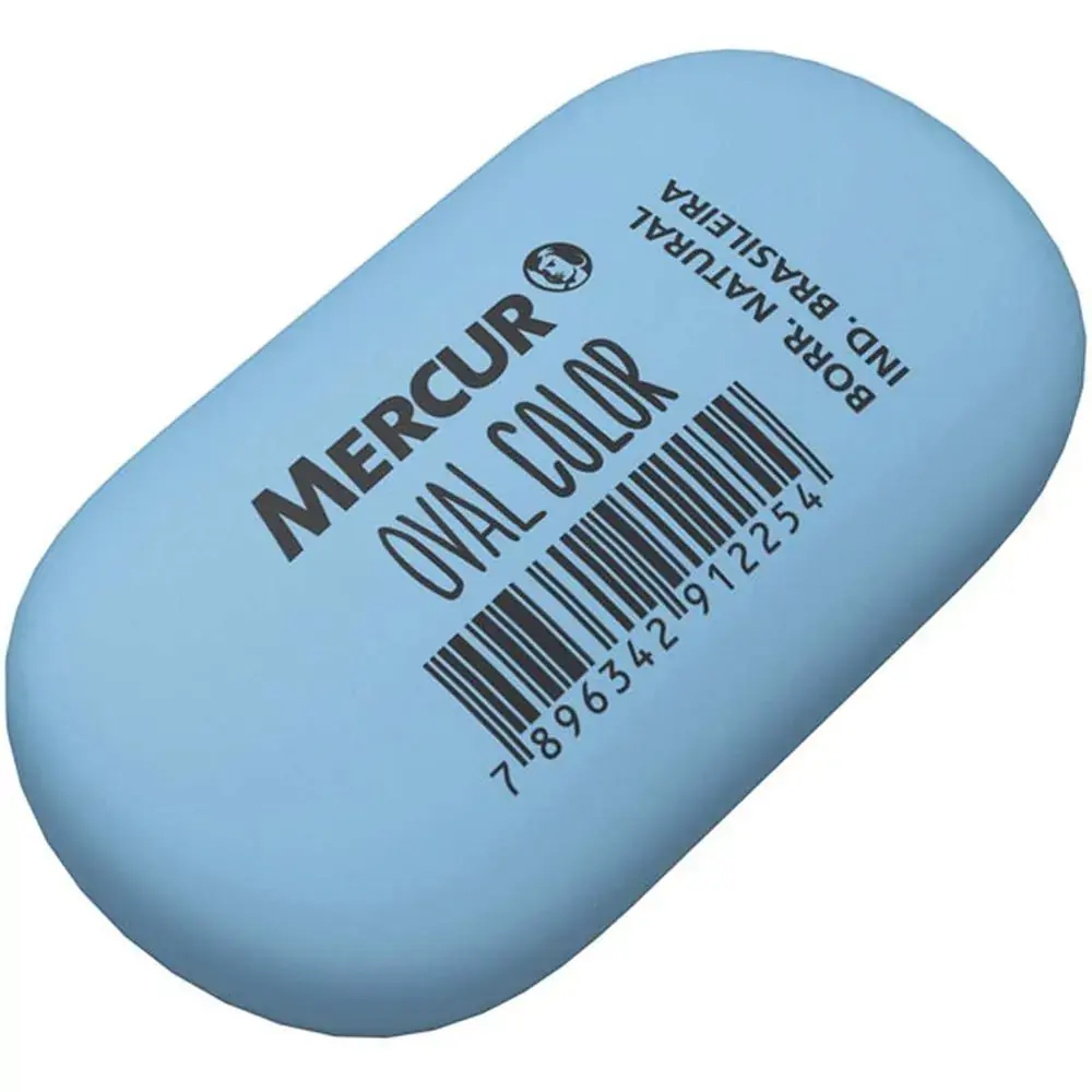 Borracha Mercur Oval Color Pote 18pcs