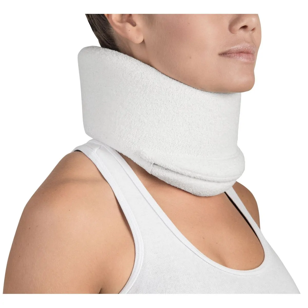 Colar Cervical de Espuma Mercur P Branco