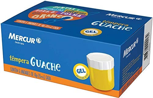 Tempera Guache Mercur 6 Cores