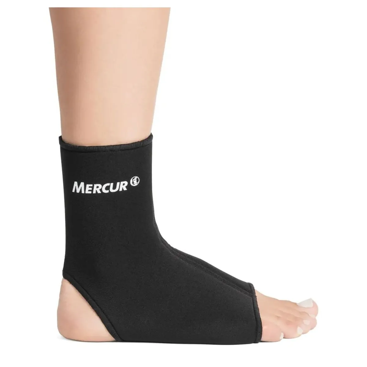 Tornozeleira Neoprene Sport Mercur 2mm - G - preta