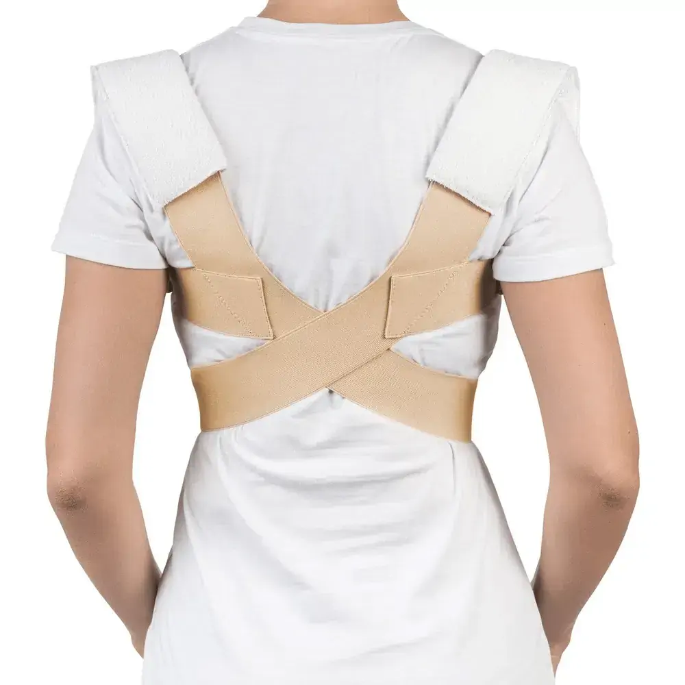 Espaldeira Elástica Corretor Postural - Tam: P/M