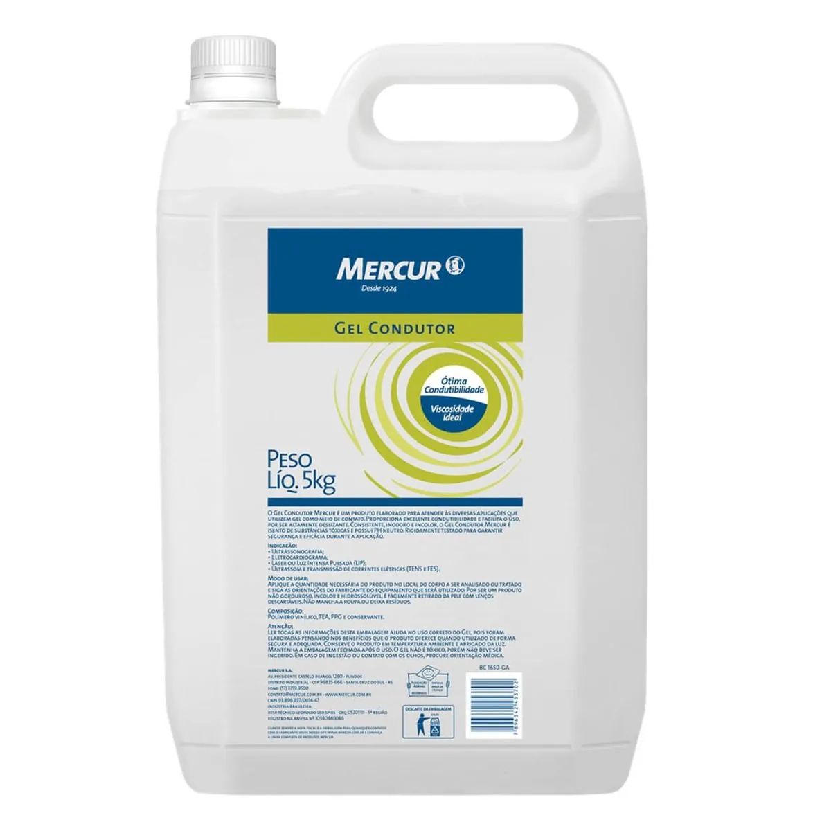 Gel Condutor Mercur - Galão 5 Kg