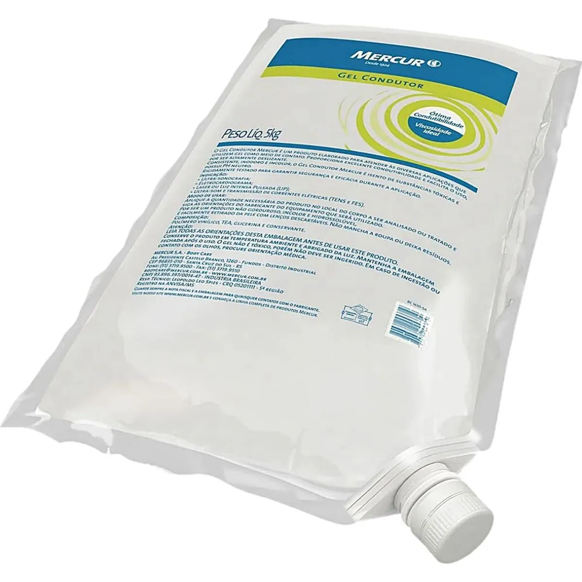 Gel Condutor Mercur - Sachê De 5 Kg