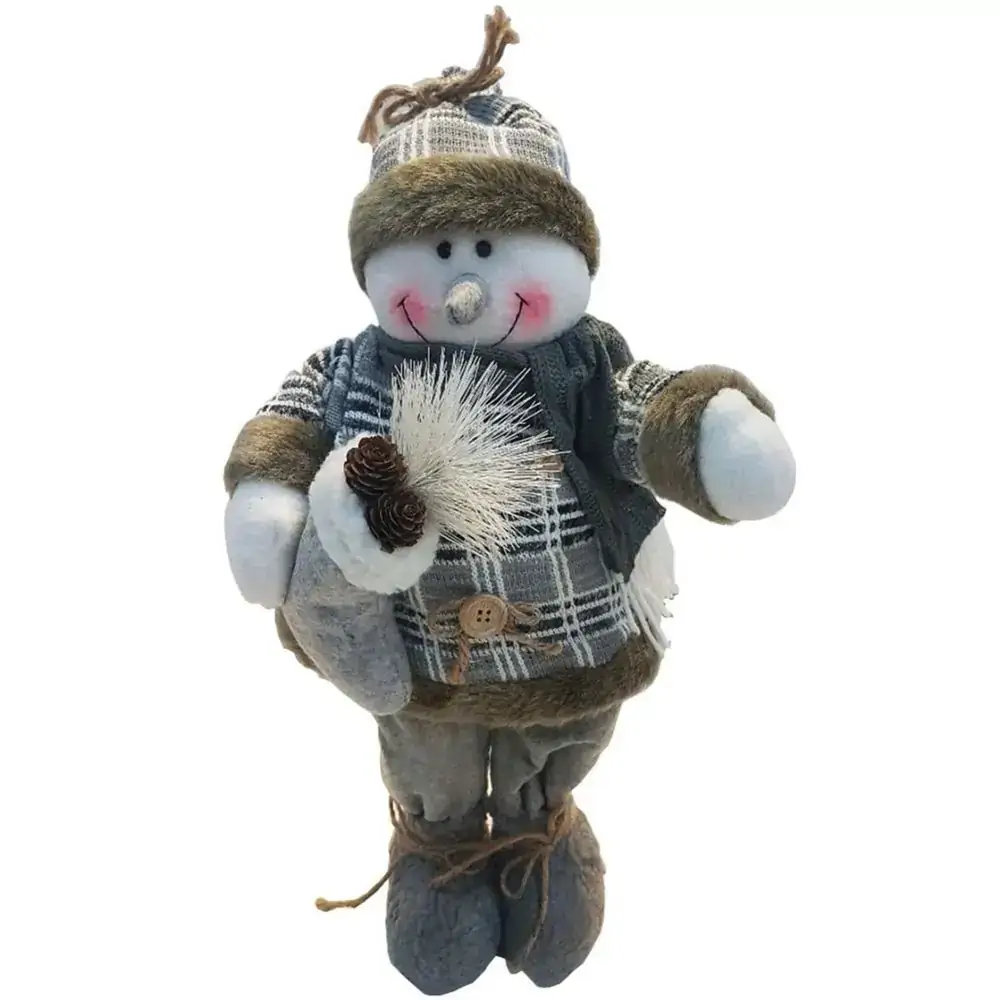 Boneco De Neve Free Free Em Pe Cinza