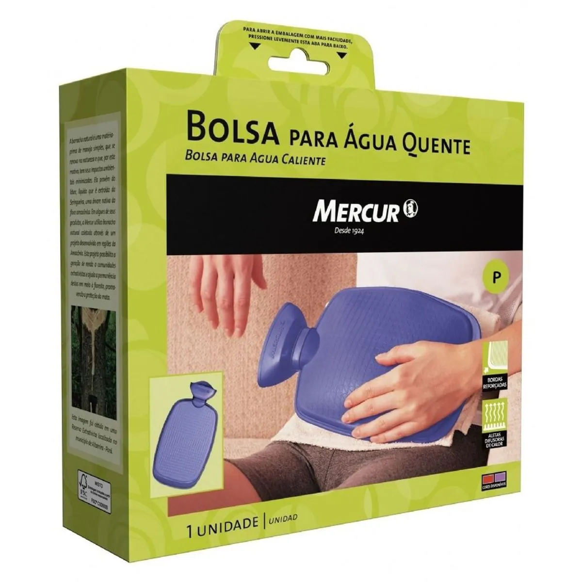 Bolsa Para água Quente Lilás 0,5l Mercur P