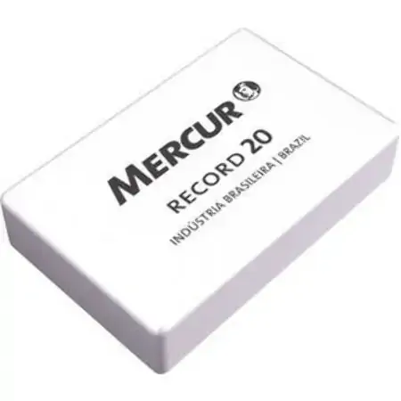 Mercur Record 20 Retangular Branco