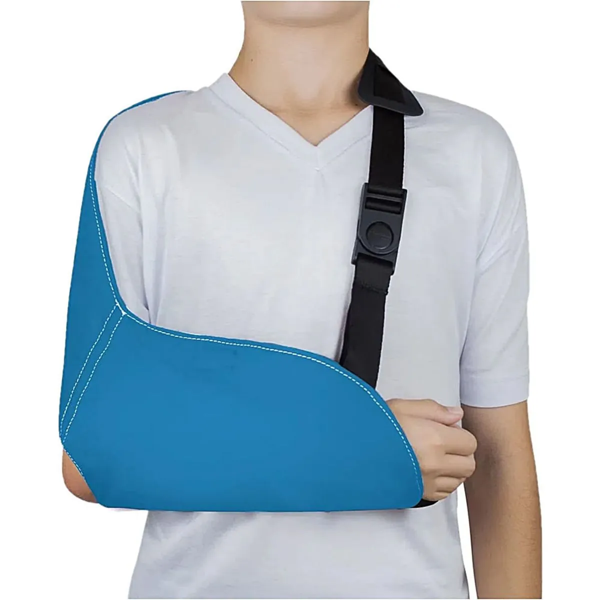 Tipoia Estabilizadora Estofada Velpeau Mercur - Azul Claro - Tam PP
