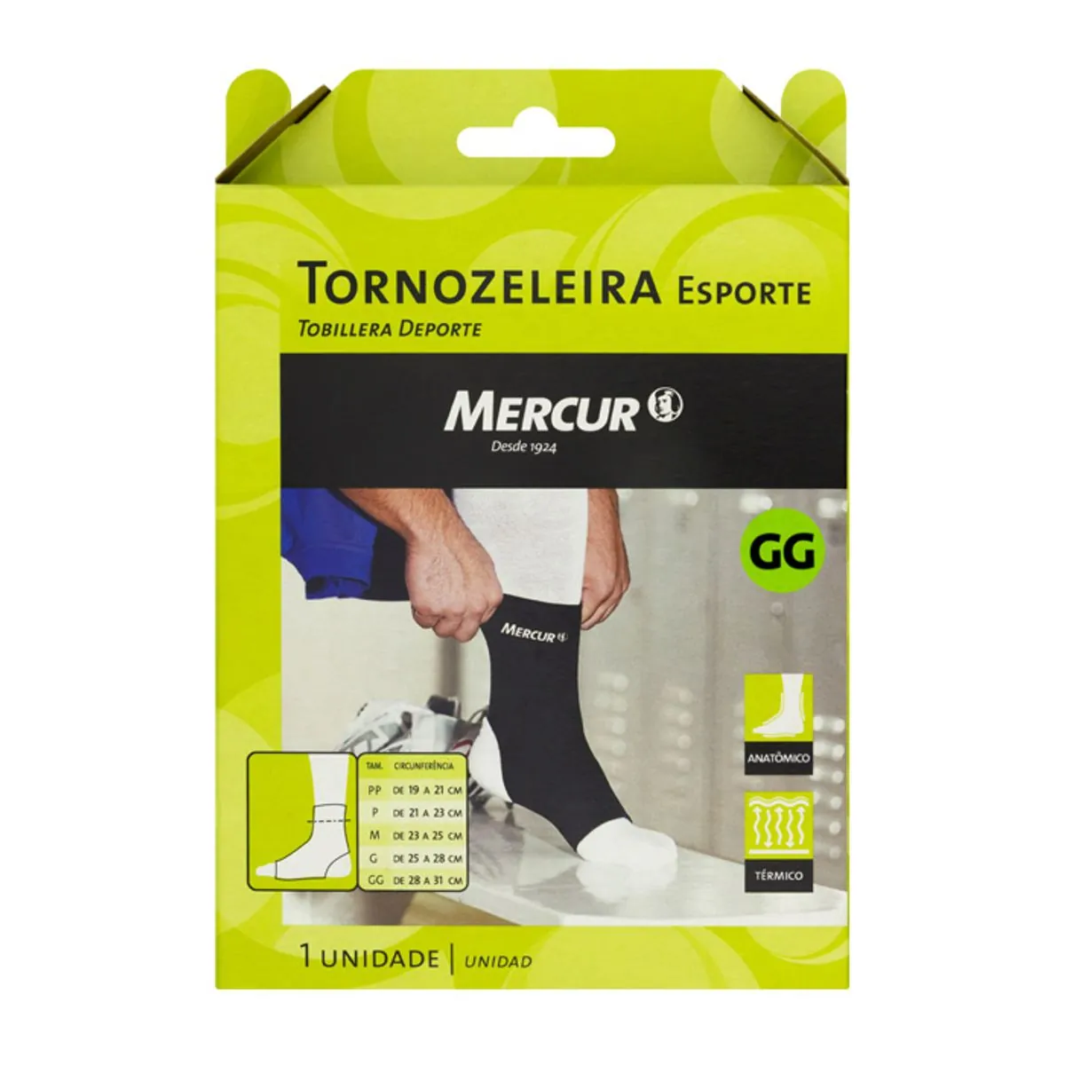 Tornozeleira Esporte Mercur Gg