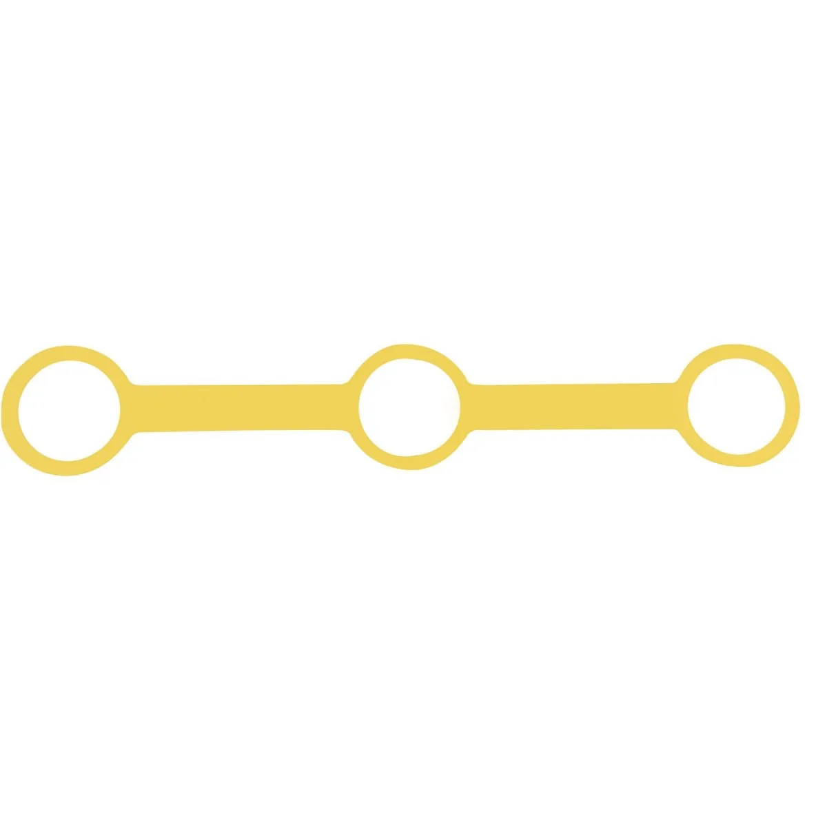Fixador em Alça Duplo Mercur Amarelo
