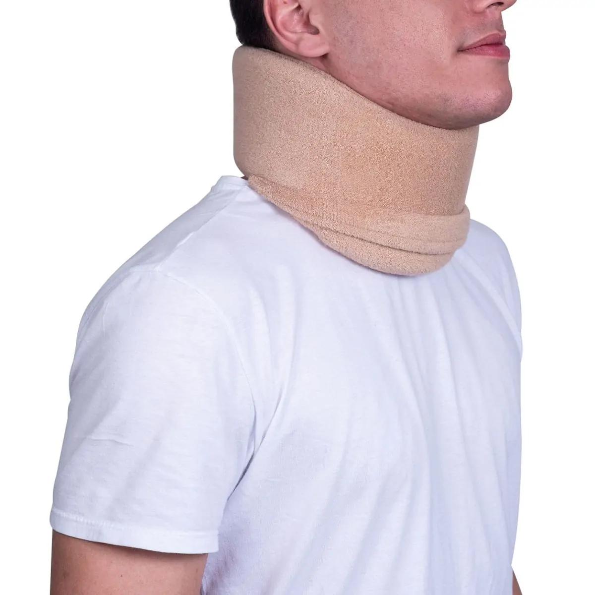 Colar Cervical de Espuma Mercur G Bege