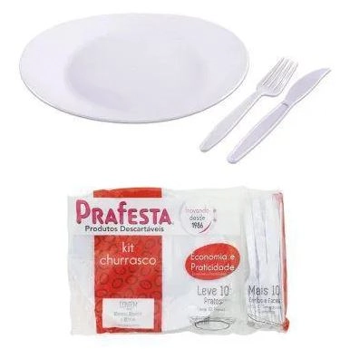 Kit Churrasco Cristal Prafesta
