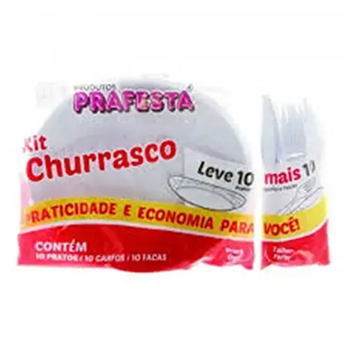 Kit P/festa Prafesta C/10un Branco