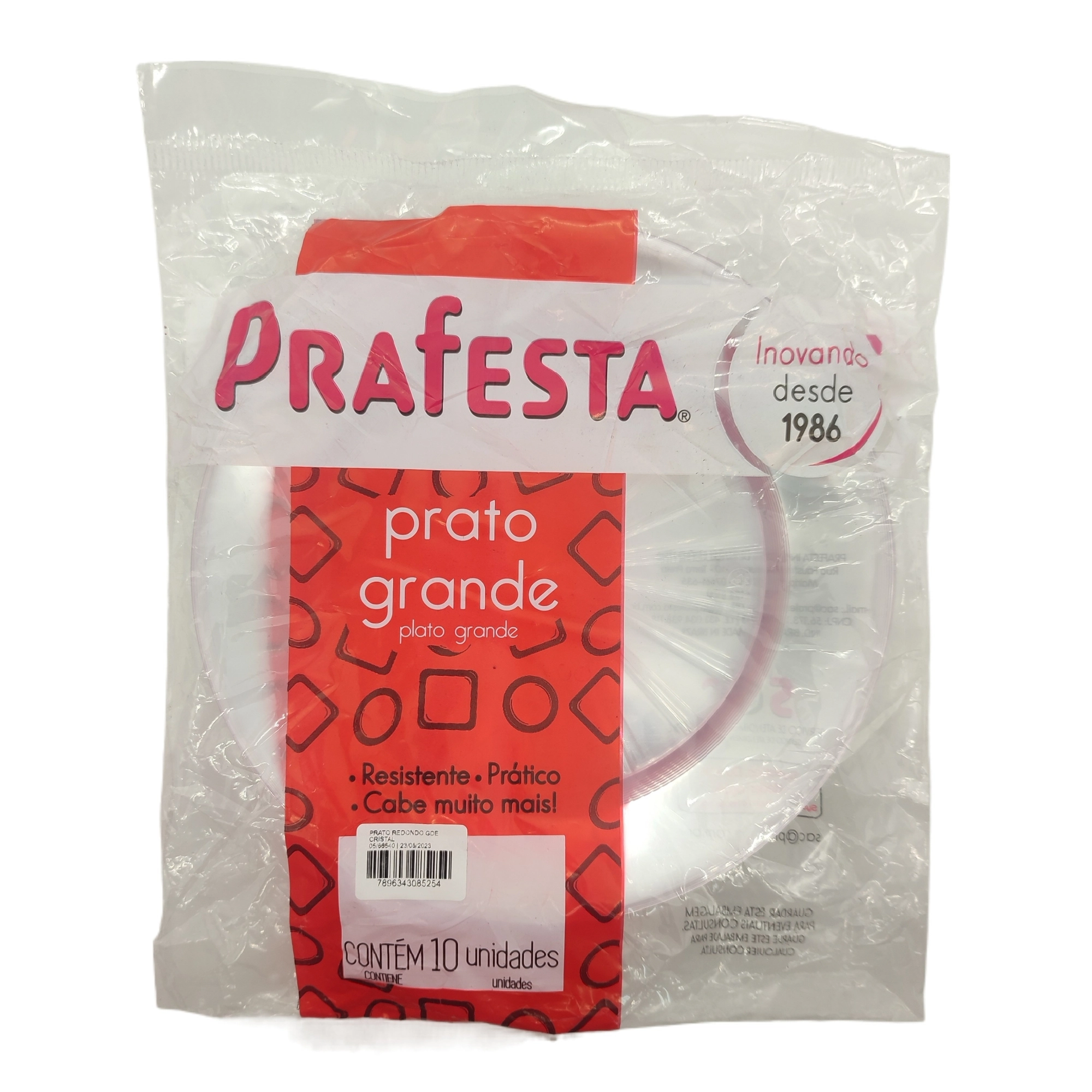 Prato Prafesta Redondo Gd Cristal