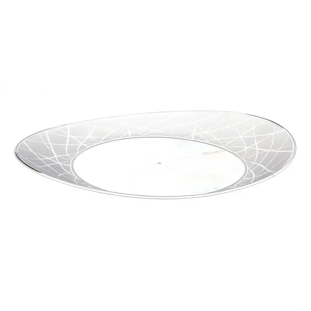 Prato Prafesta C/10un Oval Gd Cristal