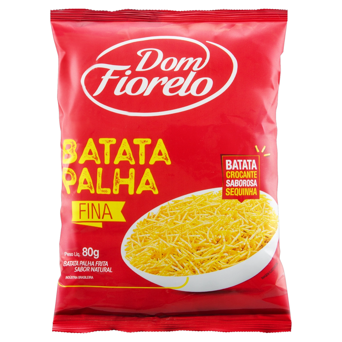 Batata Palha Fina Natural Dom Fiorelo Pacote 80g