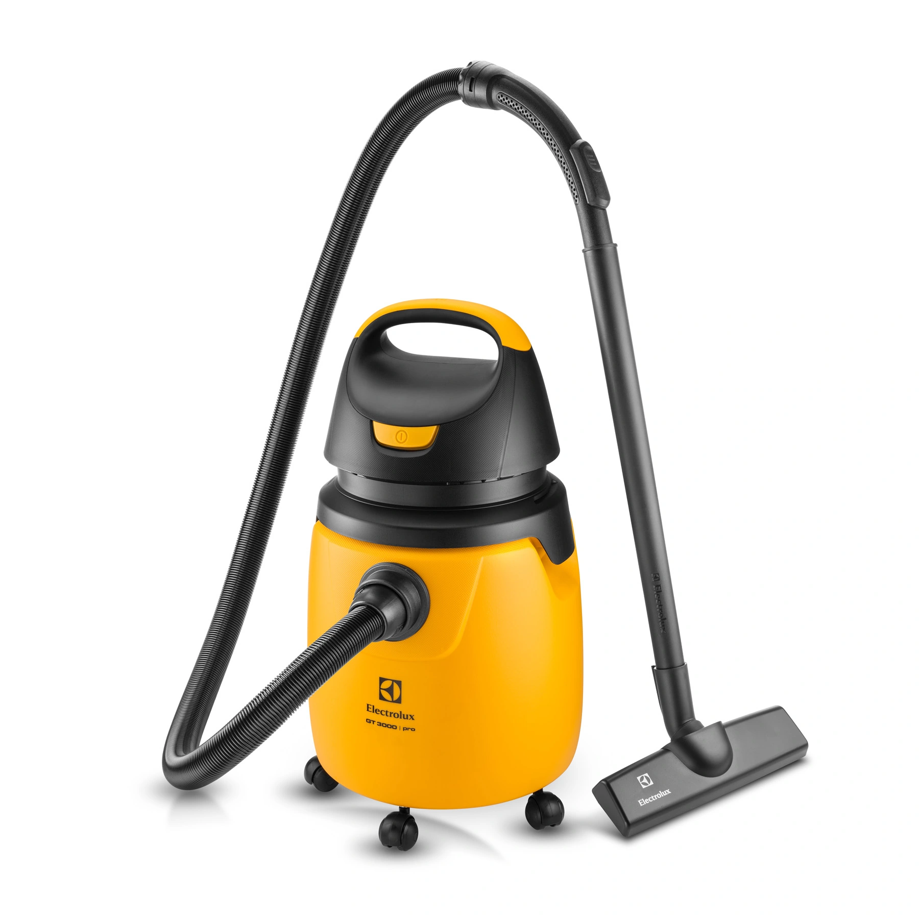 Aspirador de Pó e Água Profissional 1300W GT3000 Electrolux 20L com Alcance Total de 7,7m (GT30N) Amarelo e Preto - 110V