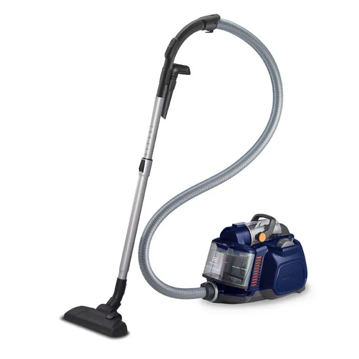 Aspirador De Pó Sem Saco Electrolux 1200w Cyclonic Silencioso Com Filtro Hepa Azul (cy01) 220v
