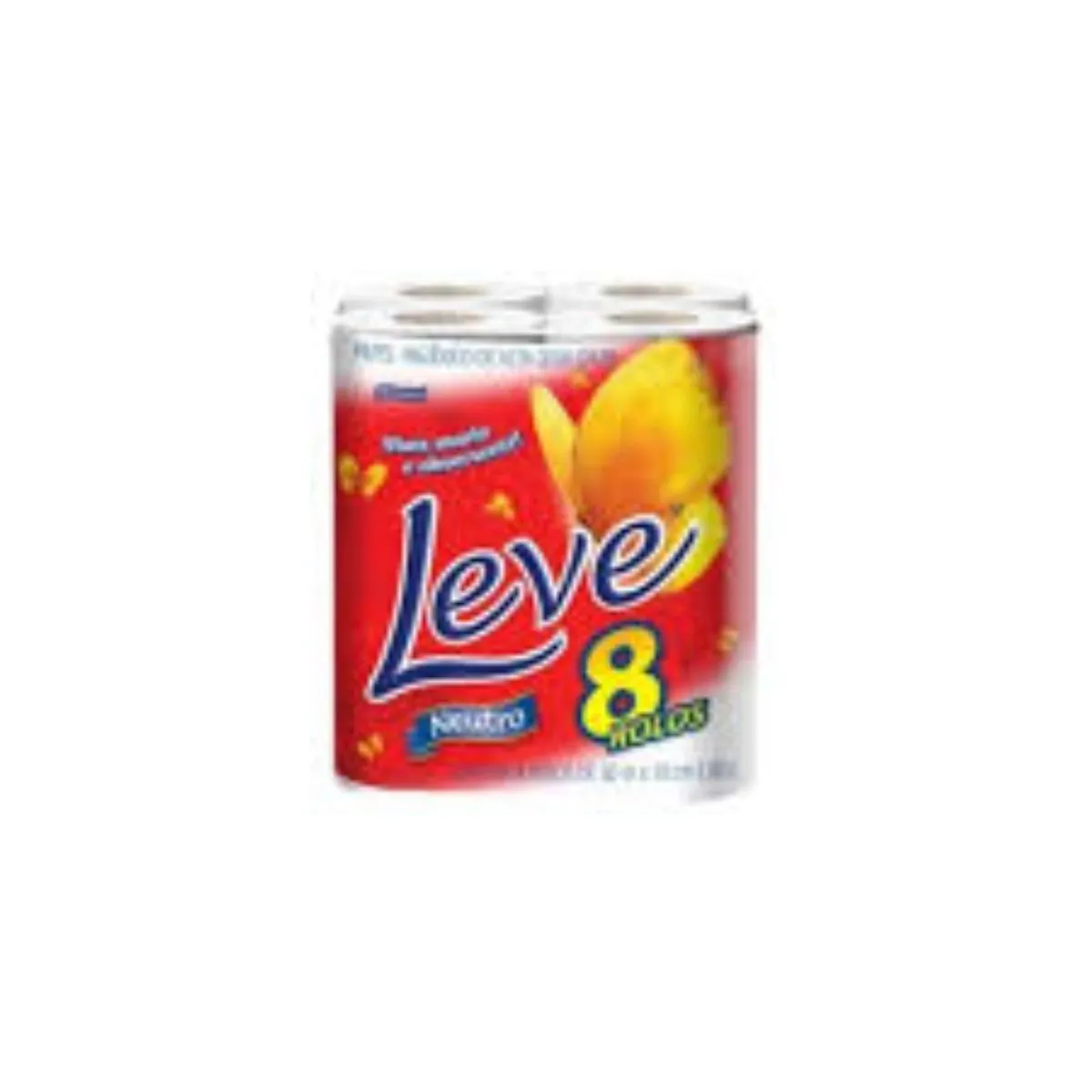 Papel Higiênico Leve 30 Metros c/8 Unidades Neutro