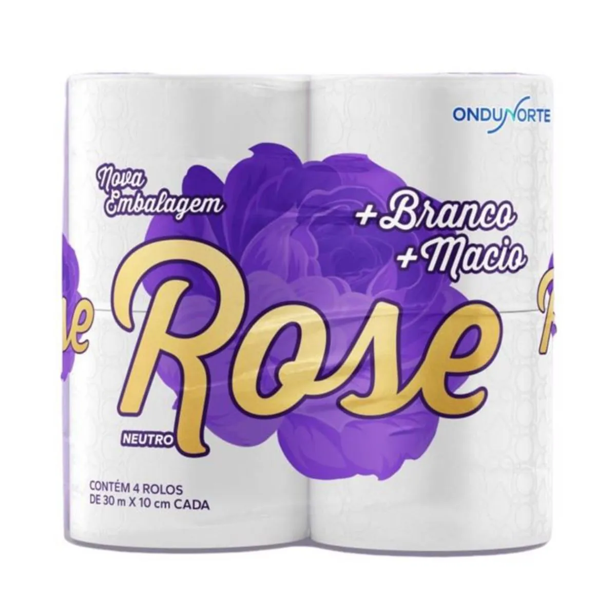 Papel Higienico Rose Neutro C/4