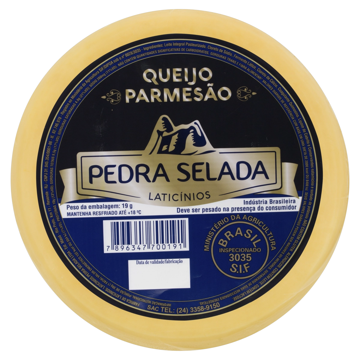 Queijo Parmesão Pedra Selada