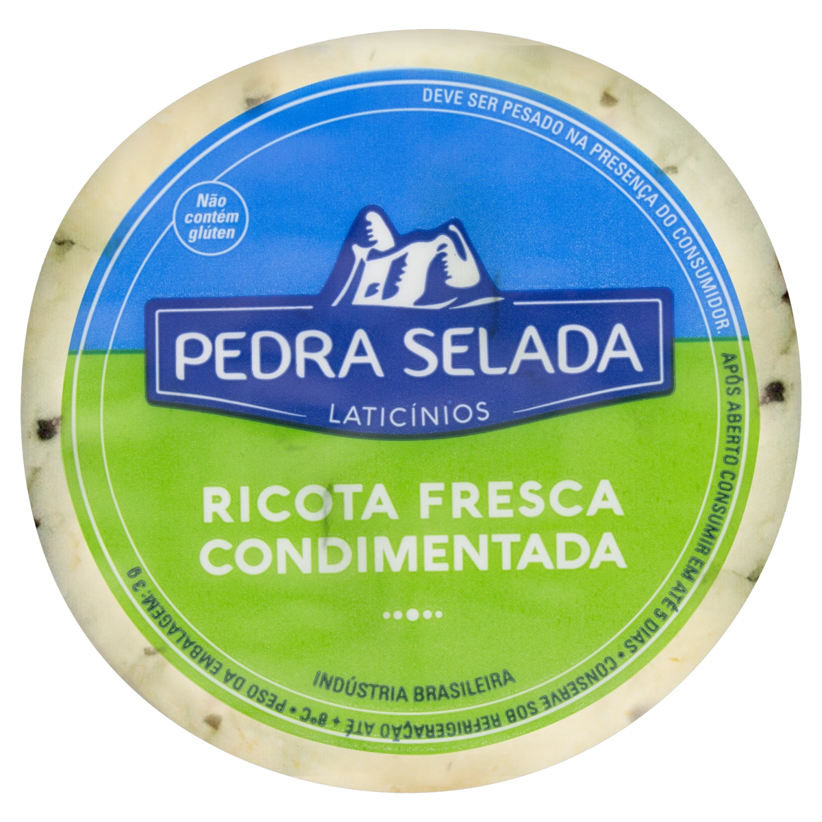 Ricota Fresca Condimentada Pedra Selada
