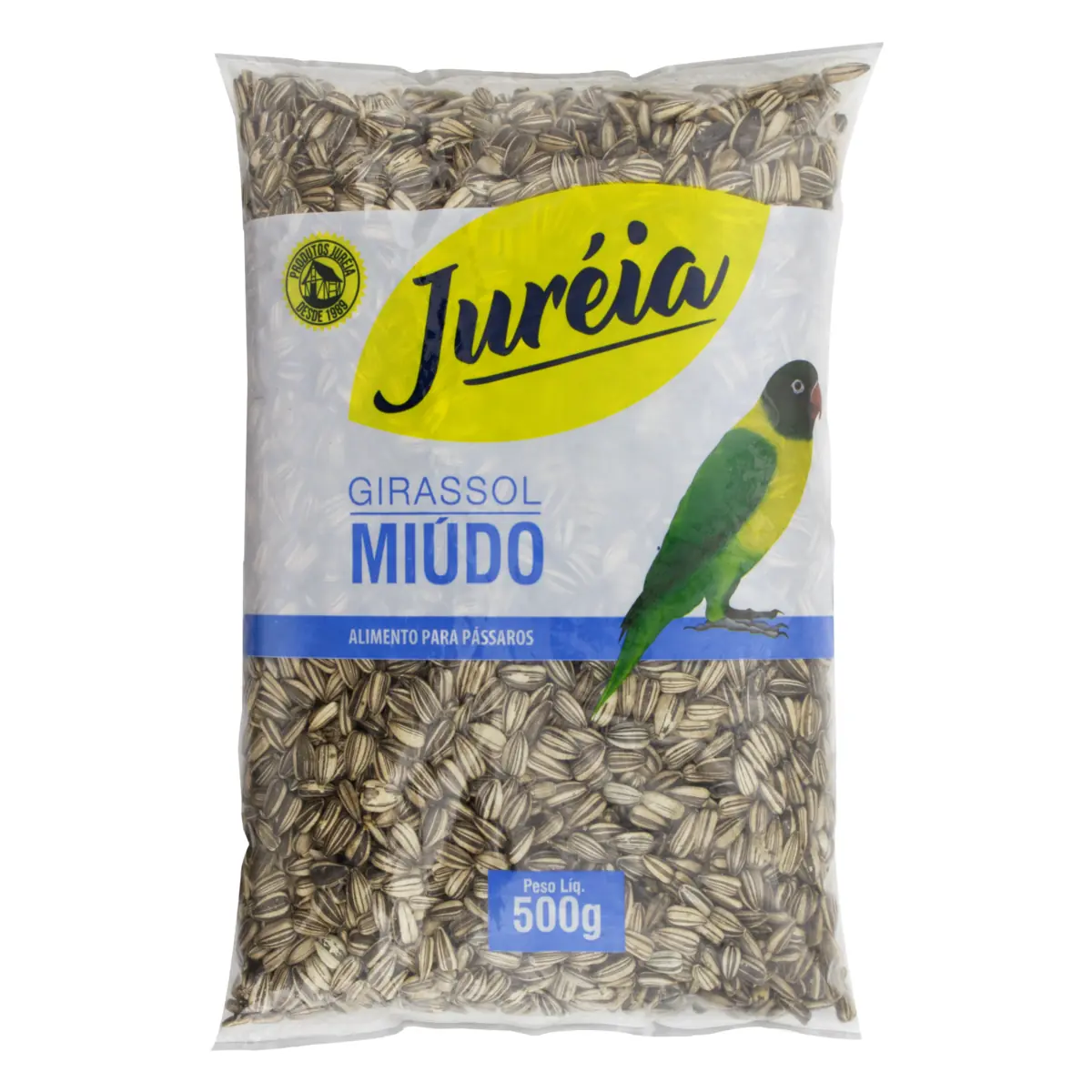 Alimento Para Pássaros Girassol Miúdo Juréia Pacote 500g
