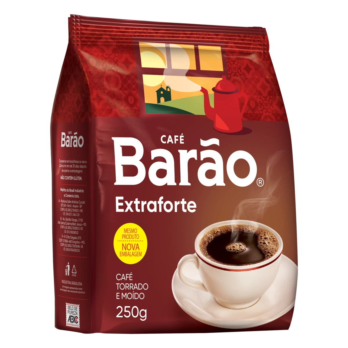 Café Torrado E Moído Extraforte Barão Pacote 250g