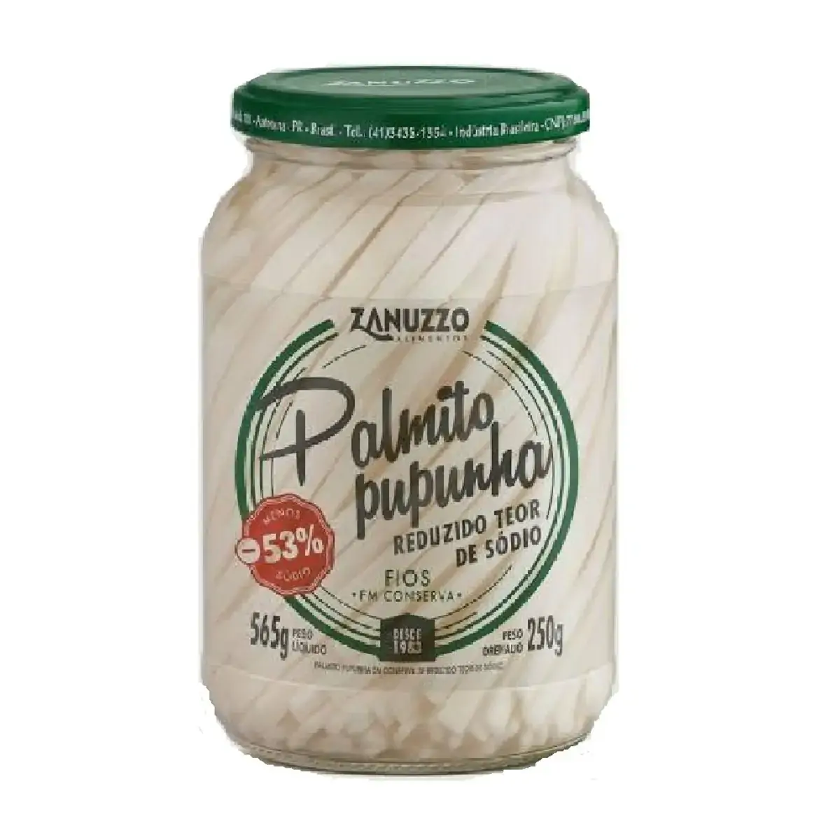 Palmito Pupunha Fios 250g