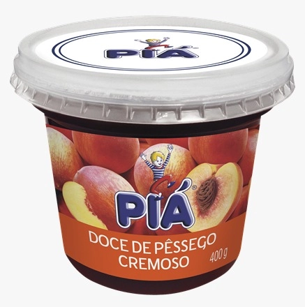 Doce Pêssego Piá Pote 400g