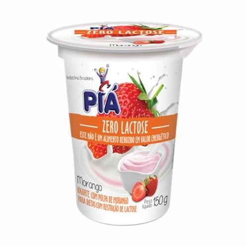 Iogurte. Pia Zero Lactose Cp Morango