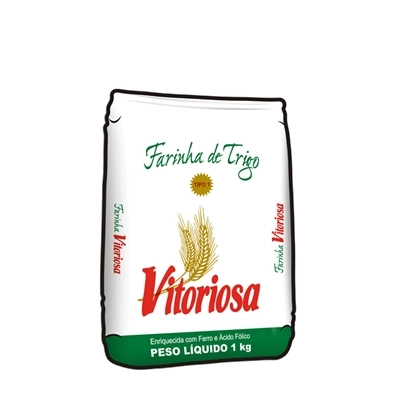 Farinha De Trigo Vitoriosa 1kg