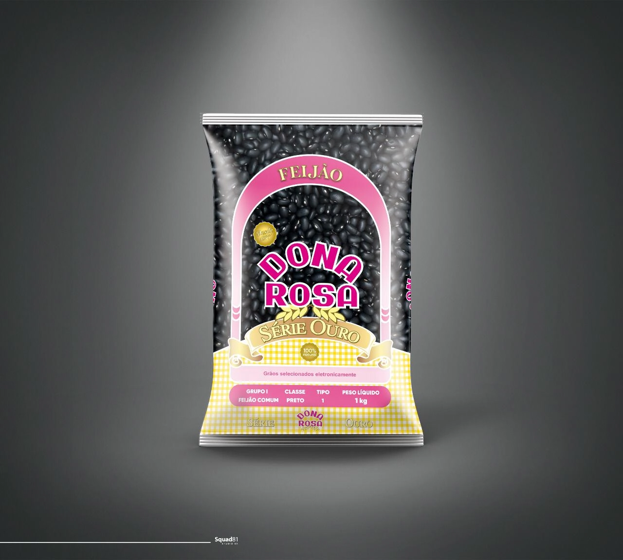 Feijao Dona Rosa Preto 1kg