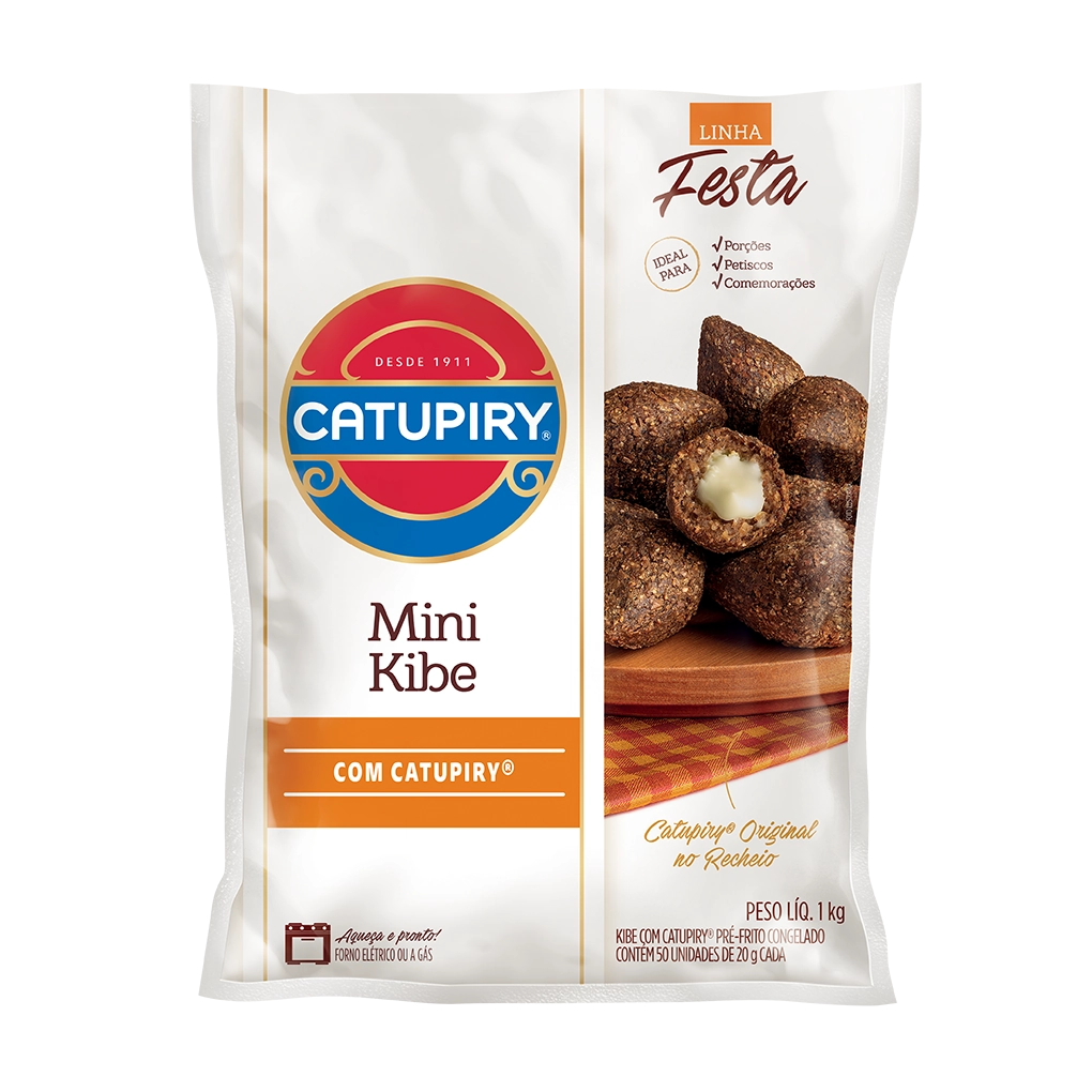 Mini Kibe Recheada C/catupiry 1kg