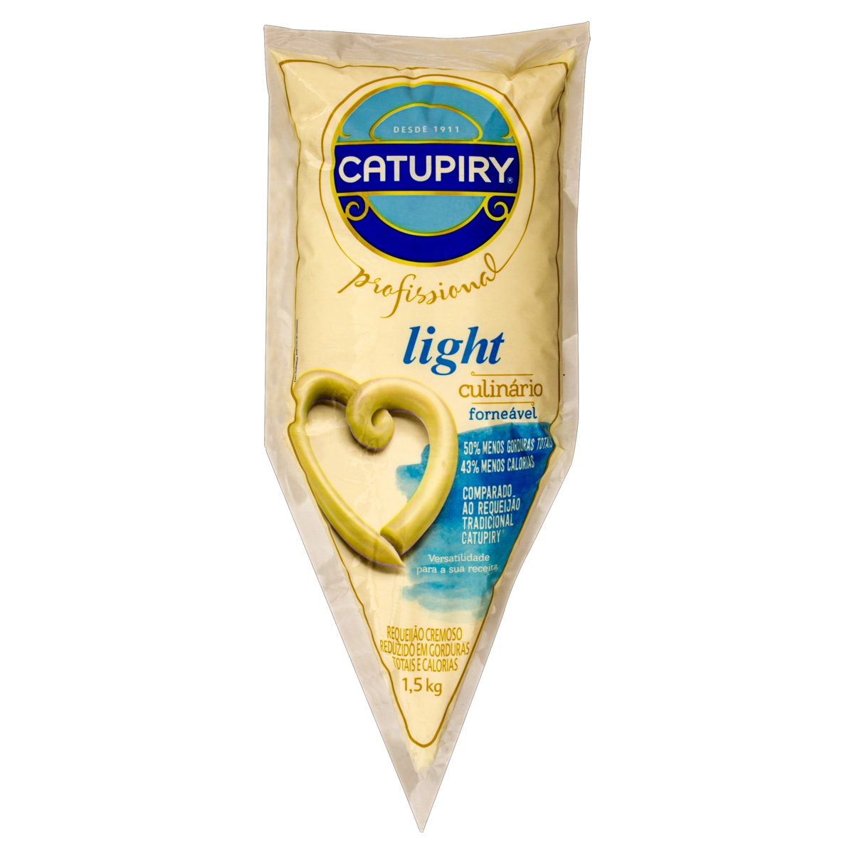 Requeijão Cremoso Light Catupiry Profissional Bisnaga 1,5kg