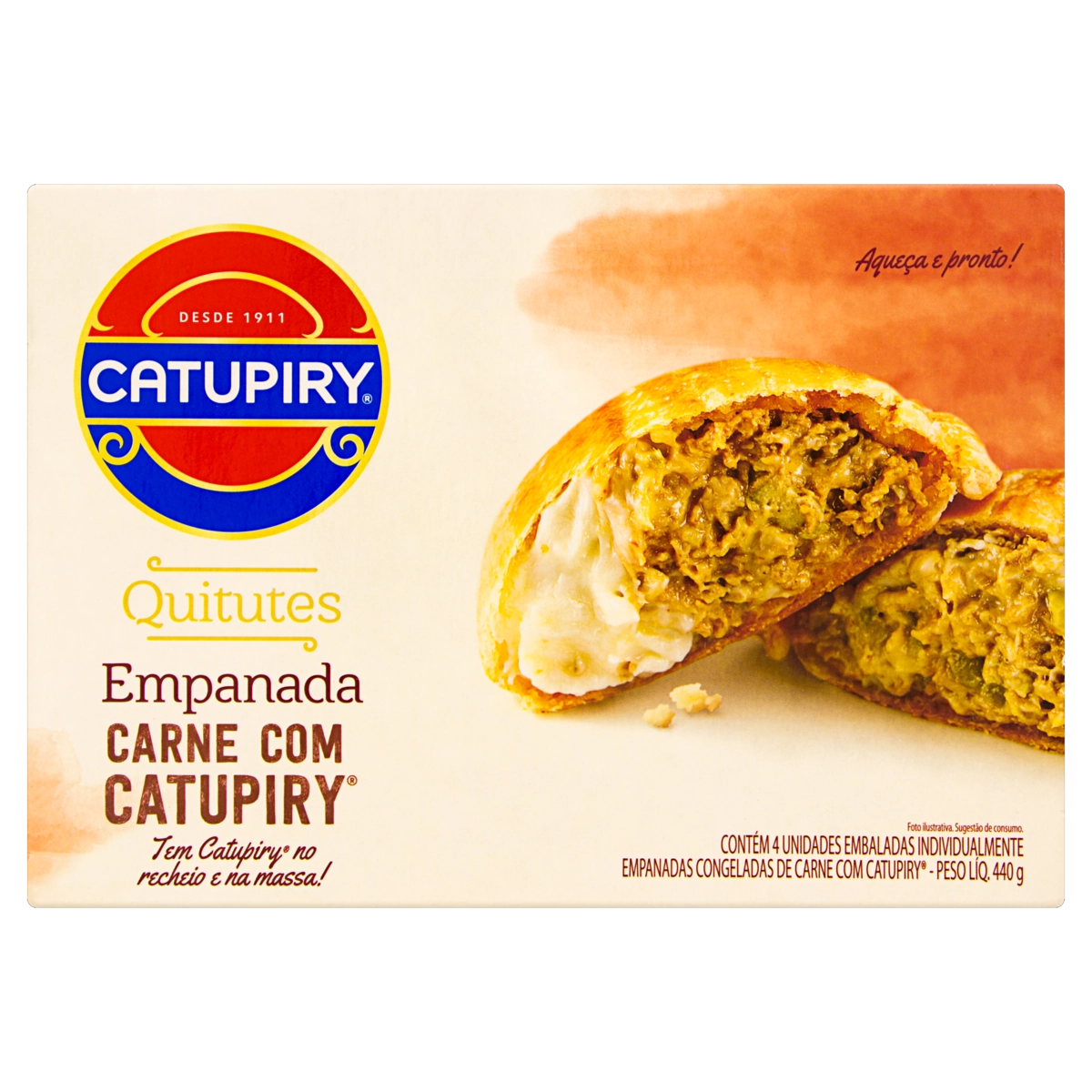 Empanadas de Carne com Catupiry 440g