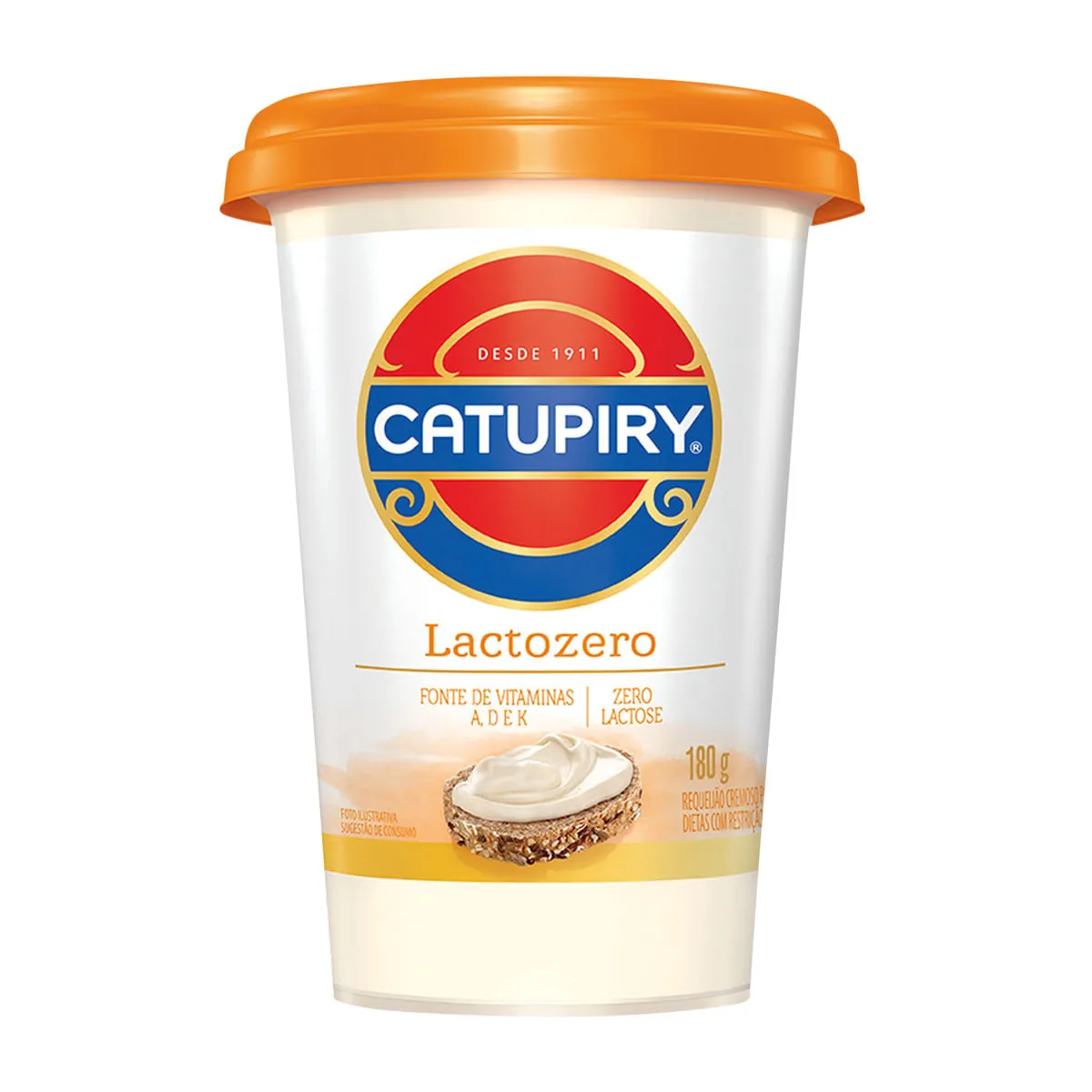 Requeijão Cremoso Catupiry Lactozero 180 g