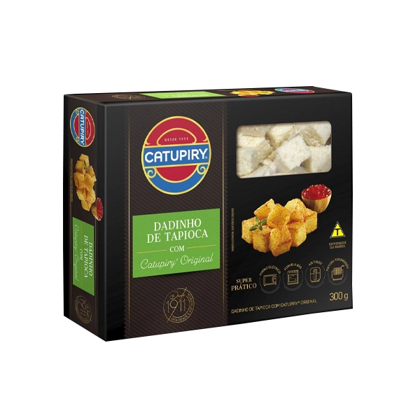 Dadinho De Tapioca Congelado Com Catupiry Original Caixa 300g