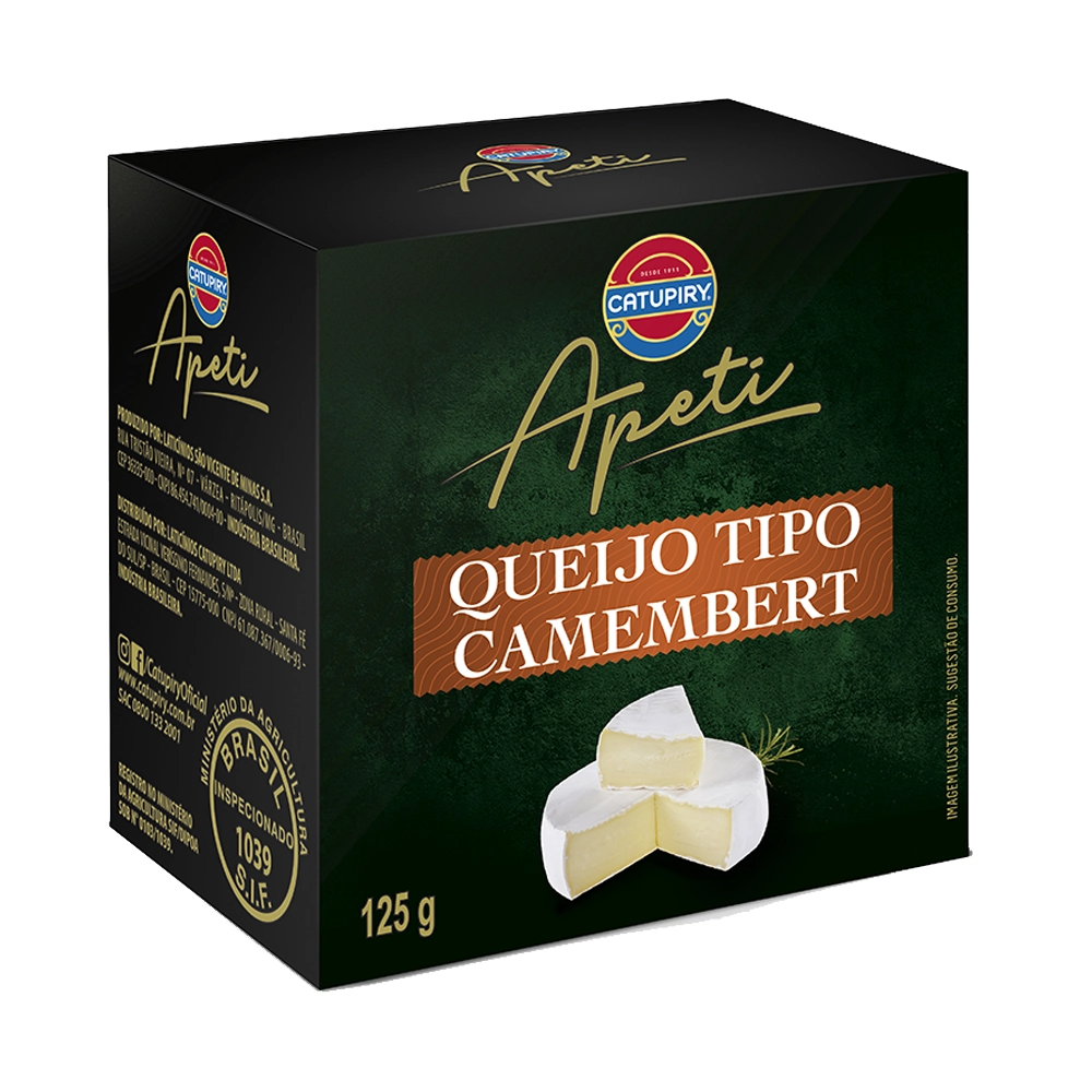 Queijo Camembert Catupiry Apeti 125g