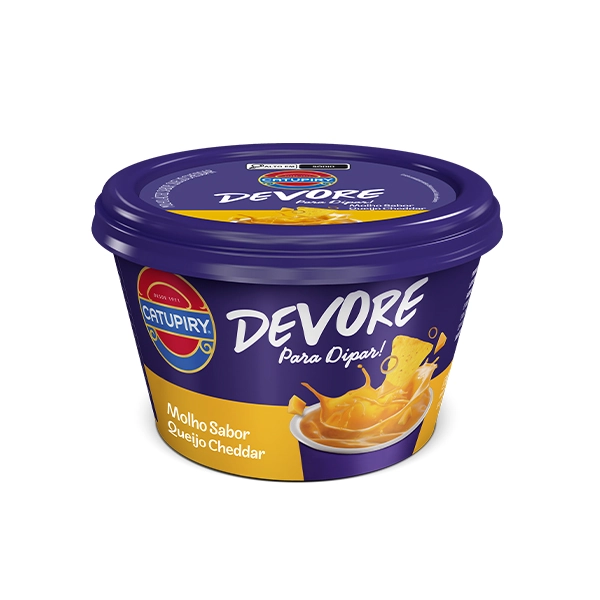 Molho Queijo Cheddar Catupiry Devore Pote 150g