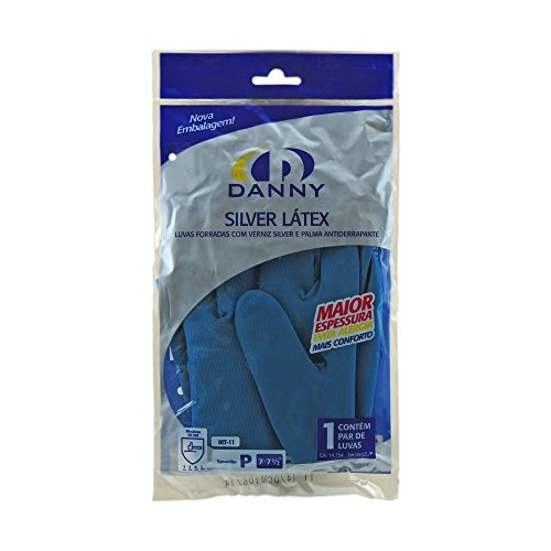 Luva Danny Silver Lined P Azul