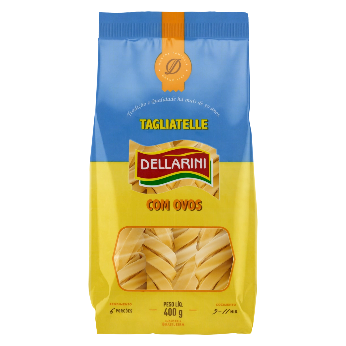 Macarrão Com Ovos Tagliatelle Dellarini Pacote 400g