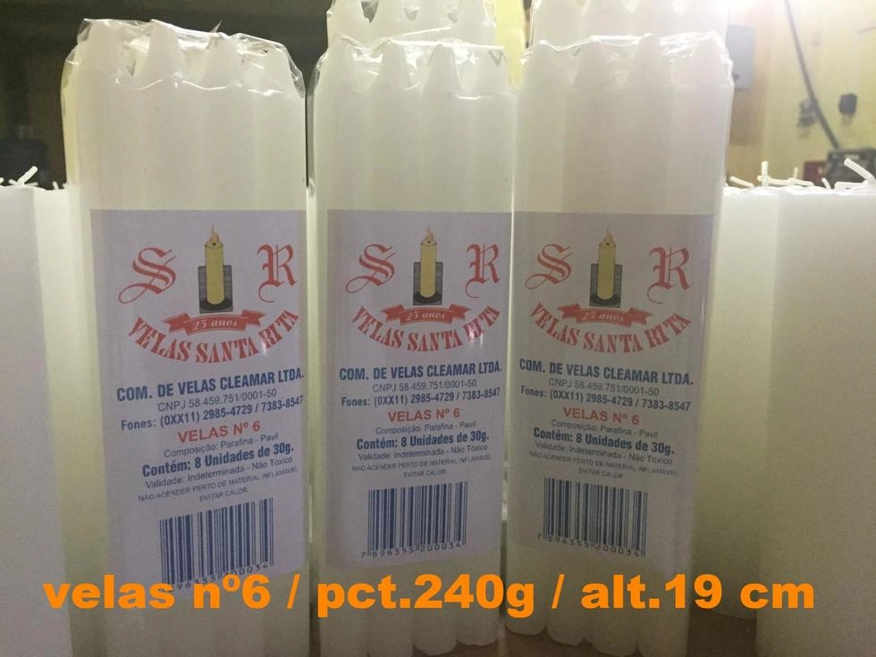 Vela Santa Rita N?6 C/8u 240 Gr