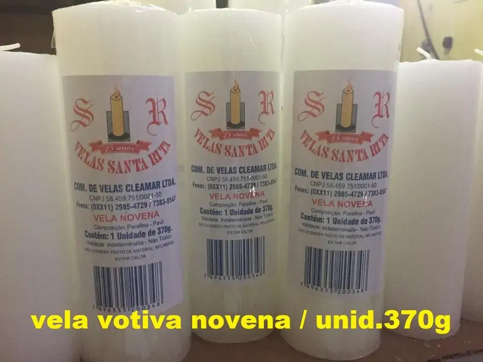 Velas Santa Rita Novena 370 Gr