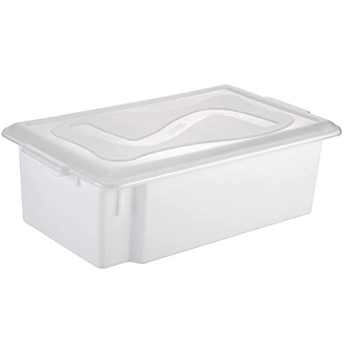 Caixa Organizadora Gourmet com Tampa 17 Litros Branca