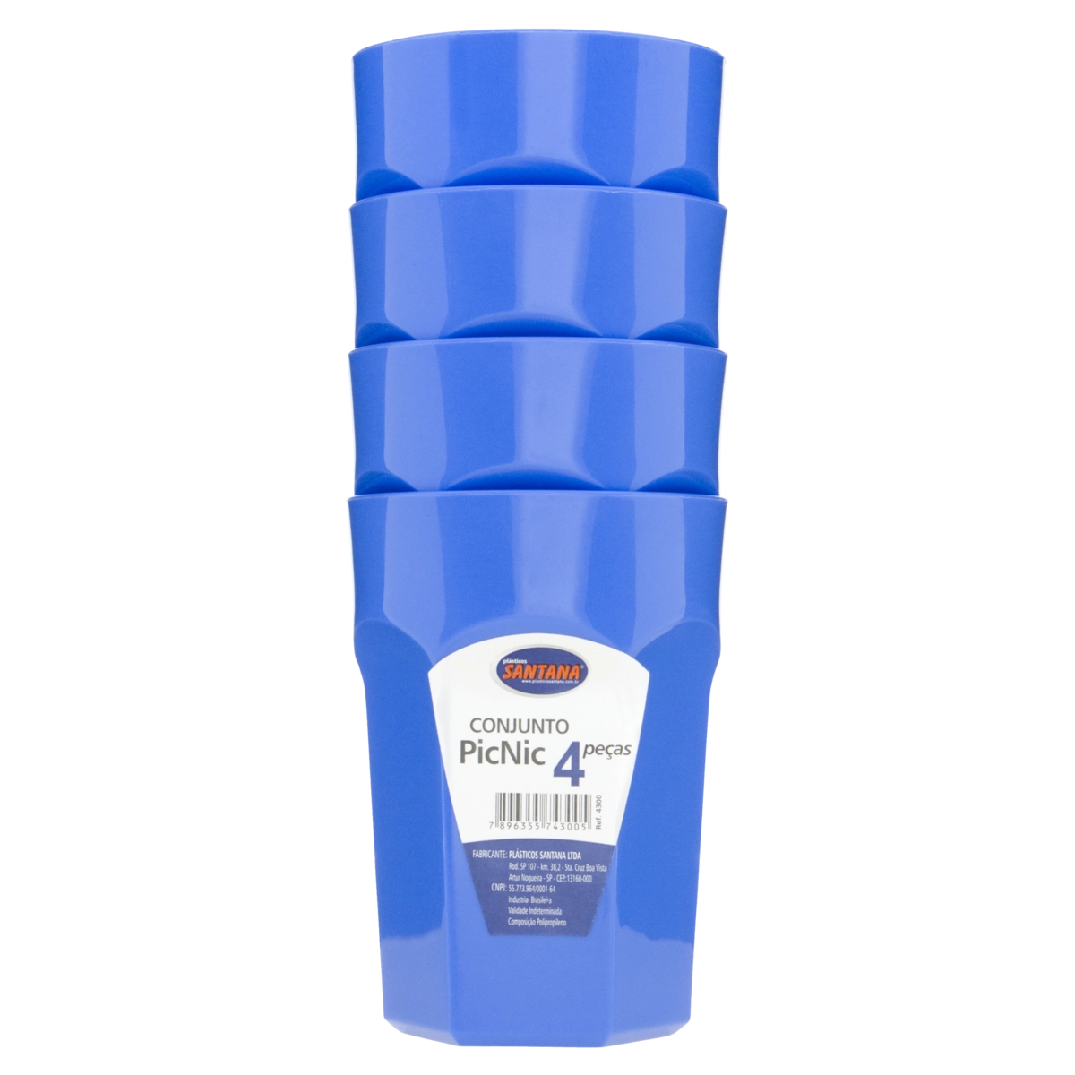 Conjunto Copos, Taças Ou Bowls Plástico Reutilizável 450ml Plásticos Santana Picnic